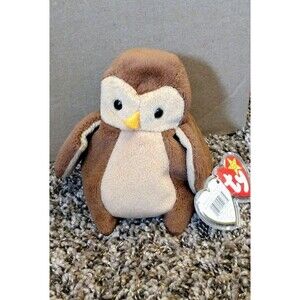 Rare Tag Errors Ty Hoot Owl Beanie Baby